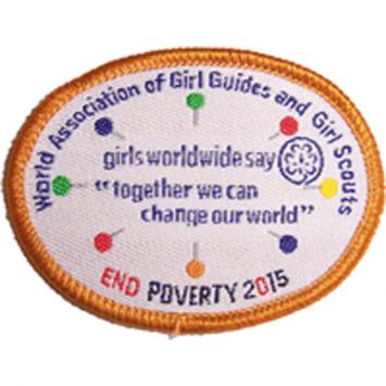 WAGGGS Global Action Theme (GAT) Badge Bronze (Pack of 10)