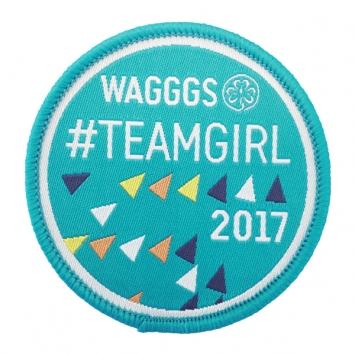 Team Girl cloth badge (Pack of 25)