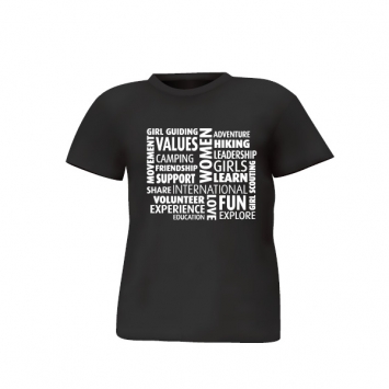 Wordle T-shirt - Black