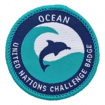 Ocean - UN Challenge badge (Pack of 10) with free book