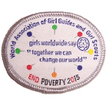 WAGGGS Global Action Theme (GAT) Badge Silver (Pack of 10)