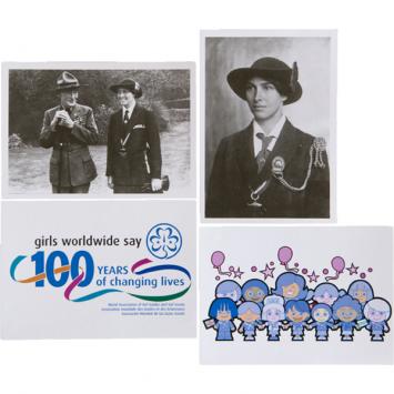 Paquet de quatre cartes postales du Centenaire