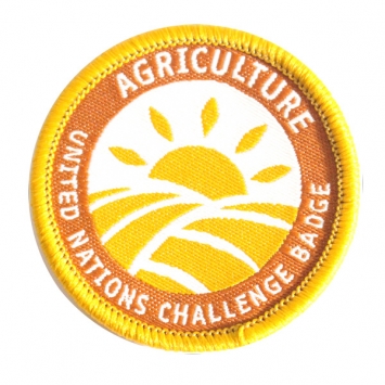 Agriculture - UN Challenge Badge (Pack of 10)