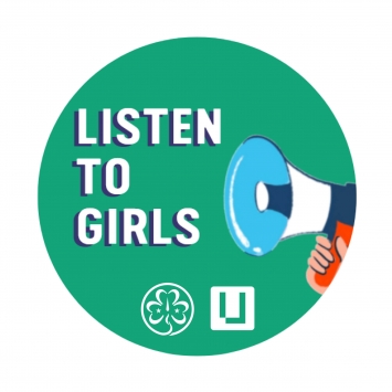Listen To Girls Badge Pack of 10