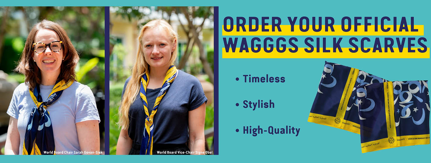 WAGGGS SILK SCARF