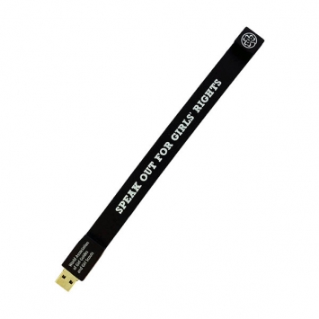 Pulsera USB Stop the Violence - Capacidad de 256 megas