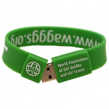 Environmental USB wristband